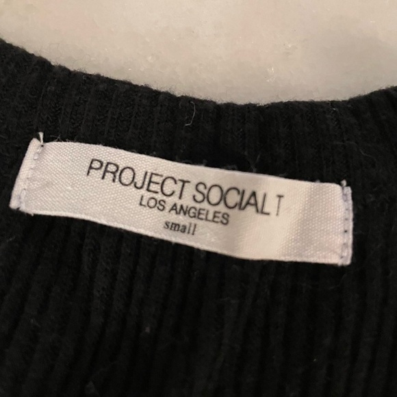 Project Social T Ribbed Lace Up Front Tanktop - Picture 5 of 5